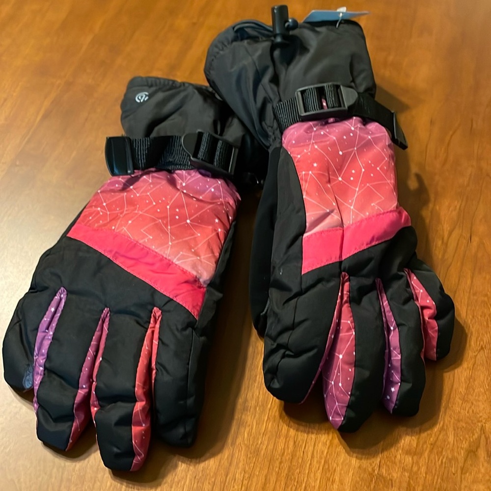 NEW ⛷️ ❄️ Waterproof Champion C9 Girls Ski Gloves